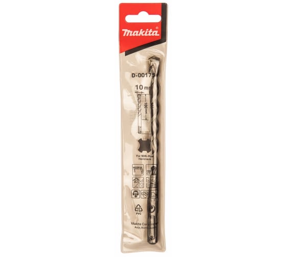 Бур для перфораторов (10х160мм; SDS+) Makita D-00175