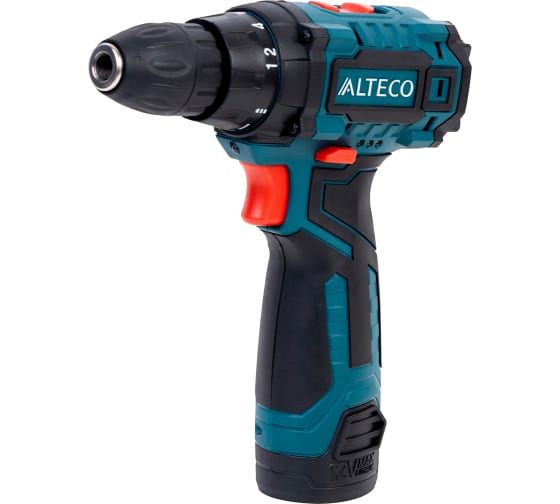 Дрель-шуруповерт аккумуляторная CD 1210.1Li X2, ALTECO 33503