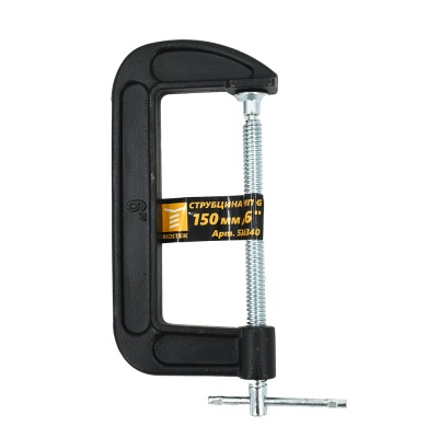 Струбцина MosTek 150 мм/6" тип G (металлическая, литая)