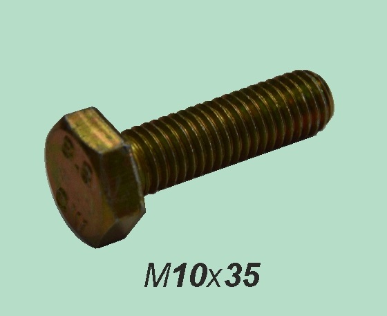 Болт М10*35 крепления пальцев режущего бруса