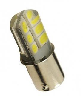Автолампа светодиодная SMD (в силиконе) 12 диодов (А12-21; P21W; BA15s) 12V 8304 КЭП 