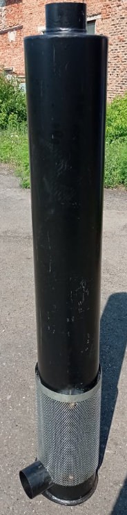 Глушитель ХТЗ-17221 163.10.017 с экраном (d-90) 