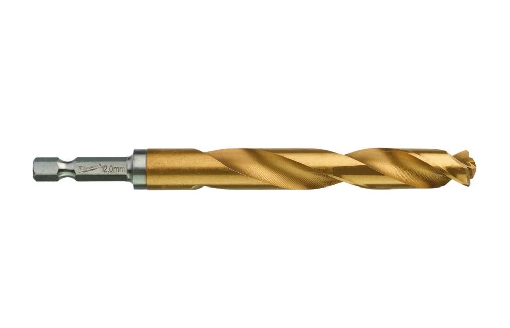 Сверло по металлу 12,0 мм, HSS-G TiN, Milwaukee RedHEX (1шт) 48894727