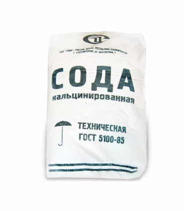 Сода кальцинированная в мешке, 30 кг