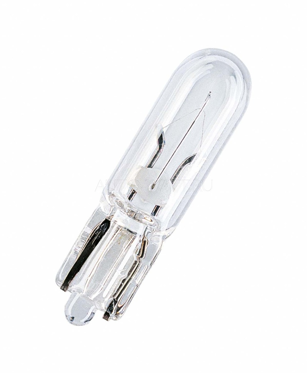 12V W1,2W (КЭП) 4011` Автолампа приборная А12-1,2 , стеклянный цоколь W2x4,6d