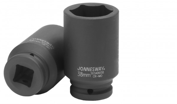 Головка торцевая ударная глубокая 3/4"DR, 38 мм, Jonnesway S03AD6138