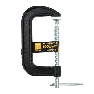 Струбцина MosTek 100 мм/4" тип G (металлическая, литая) 