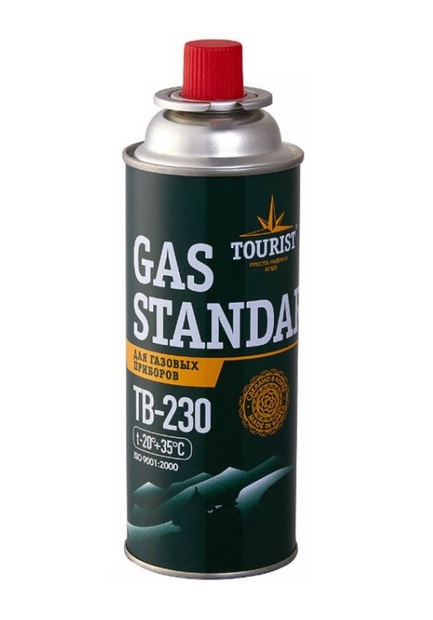 Газ для портативных плит 220гр. "Tourist" STANDARD (уп. 28 шт.)