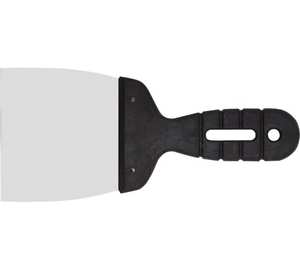 Шпатель - лопатка Bohrer  40 мм (нержавеющая сталь 0,5 мм, пластмассовая ручка) 