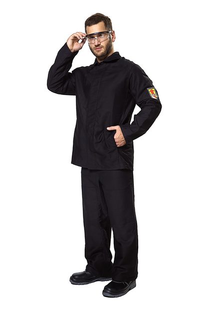 Костюм "Молескин" с ОП-пропиткой ТУ (тк.Молескин,280) брюки, черный