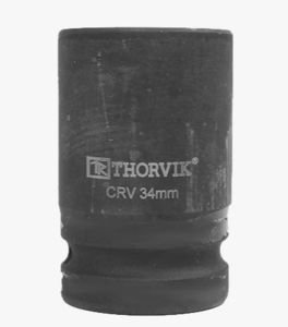 Головка торцевая для ручного гайковерта 1"DR, 34 мм, Thorvik LSWS00134