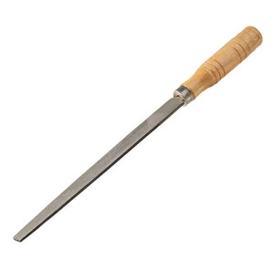 Напильник по металлу плоский 200 мм, деревянная ручка 