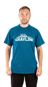 Футболка GRAYLING Logo T-Shirt (Лого) (хлопок, синий)