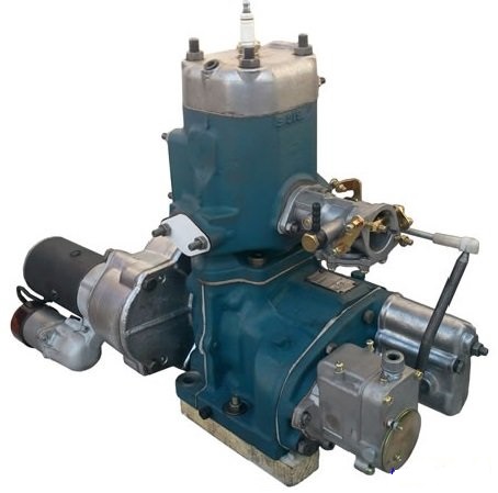 Пусковой двигатель ПД-10 УД (Д24С01-5) без магнето и стартера