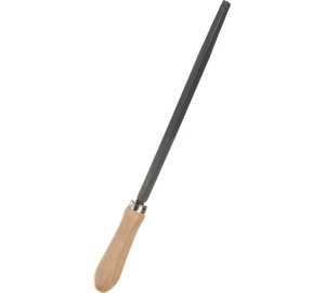 Напильник по металлу трехгранный 200 мм, деревянная ручка, Сибртех