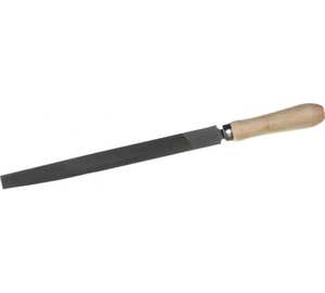 Напильник по металлу полукрыглый 200 мм, деревянная ручка, Сибртех
