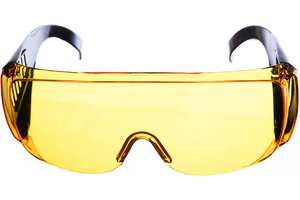 Очки защитные CHAMPION с дужками жёлтые