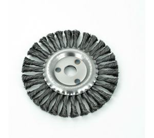 Кордщетка Bohrer дисковая витая жесткая 180 мм (толщ. проволоки 0,5 мм) для УШМ 