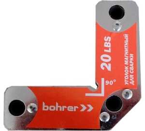 Уголок магнитный для сварки Bohrer R3 45°\90°\135° 20LBS (до 11 кг удержание) (блистер) 
