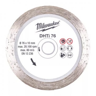 Алмазный диск по керамограниту Milwaukee DHTS 76 мм для FCOT (1шт) 4932464715