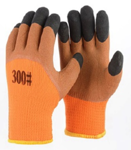 Перчатки утепленные "Черные Пальцы" (оранжевые)