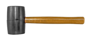 Киянка 900 гр резиновая с деревянной рукояткой, Thorvik WHRM90