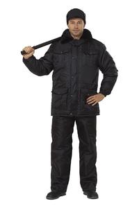 Куртка "Охранник" утепленная  черная  РАСПРОДАЖА