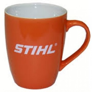Кружка оранжевая с логотипом Stihl