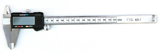 Штангенциркуль ШЦЦ-I-200 0,01 класс1 (электронный) губки 45 ГОСТ 166-89 