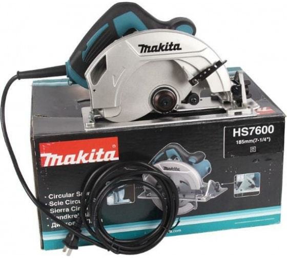 Дисковая пила сетевая 185 мм, 1200 Вт Makita / Профессиональный HS7600