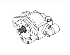 Насос объед. гидросистемы НШ QHD0-56L-S08D15-SG06G05-V052 (Чехия) (аналог HPGP2356S21E8E7HVE)