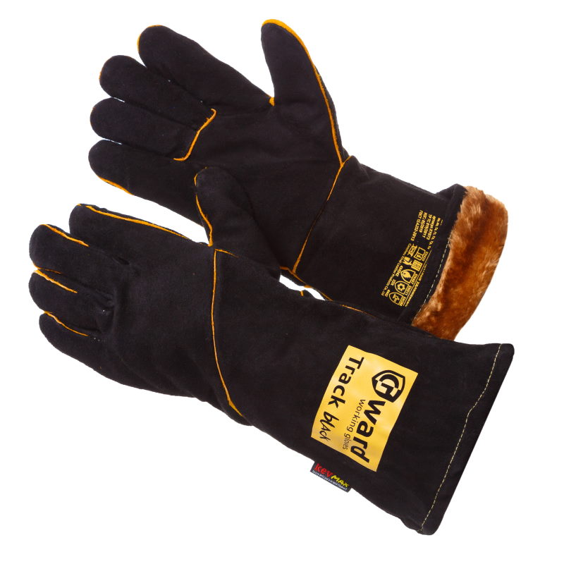 Краги из спилка для сварщика GWARD Track Black Long (12/60) размер 11XXL
